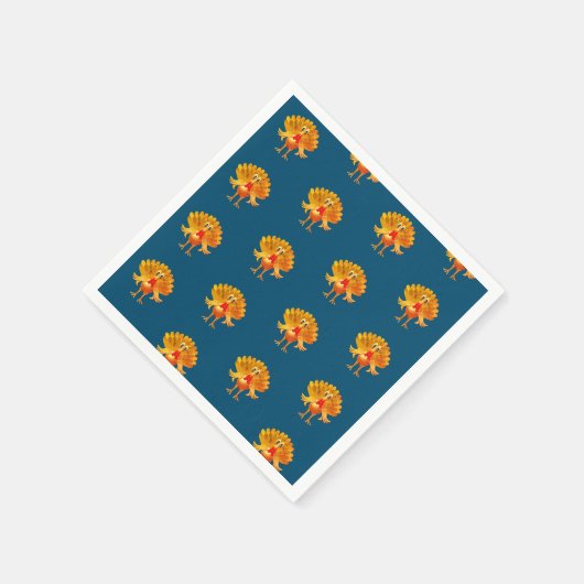 gelukkig thanksgiving , Thanksgiving turkije , Servet (Hoek)