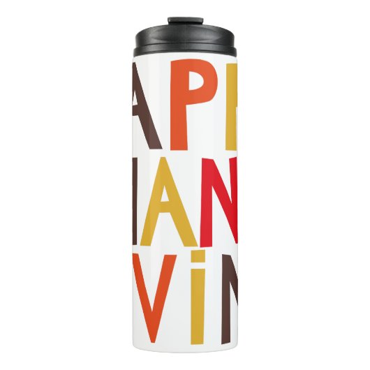 Gelukkig Thanksgiving! Thermosbeker (Voorkant)