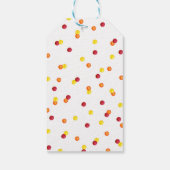 Gelukkig Thanksgiving Turkije Cadeaubijlage Cadeaulabel (Achterkant)