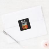 gelukkig thanksgiving vierkante sticker (Envelop)