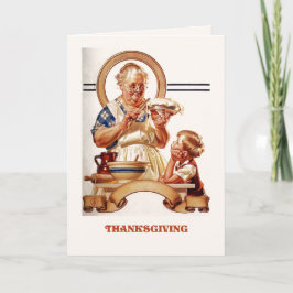 Gelukkig Thanksgiving. Wenskaarten Feestdagen Kaart