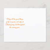 gelukkig thanksgiving zwarte gouden 3 foto ' s col flyer (Achterkant)