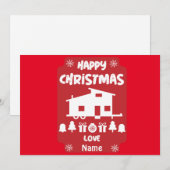 Gelukkig Tiny House Kerstfeest Feestdagenkaart (Voorkant / Achterkant)