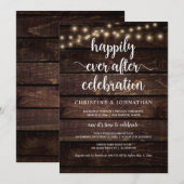 Gelukkig tot het eind van de eeuw viering, Rustiek Kaart (Voorkant / Achterkant)