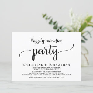 Gelukkig tot het eind van de tijd Feest, Elopement Kaart