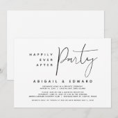 Gelukkig tot het eind van de tijd Trouw Elopement  Kaart (Voorkant / Achterkant)