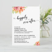 Gelukkig Tot Het Einde Der Tijden Hartjes Script W Kaart (Staand voorkant)