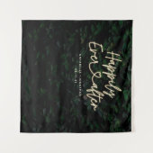 Gelukkig tot het einde der tijden moderne geblader wandkleed (Voorkant (horizontaal))