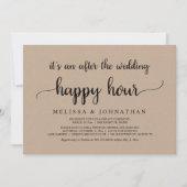 Gelukkig tot het einde der tijden Trouw Elopement  Kaart (Voorkant)