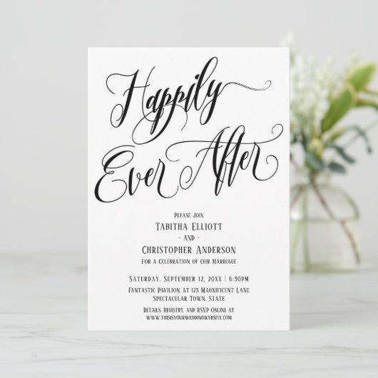 Gelukkig tot het einde der tijden Uitgebreid scrip Kaart (Staand voorkant)