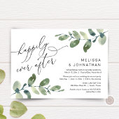 Gelukkig tot het einde, Elopement Dinner, Groene d Kaart