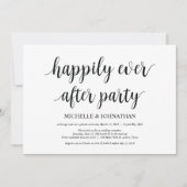 Gelukkig tot het einde, uitnodigingen voor een int (Voorkant)