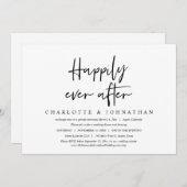 Gelukkig tot in de Eeuwigheid, Bruiloft Elopement  Kaart (Voorkant / Achterkant)