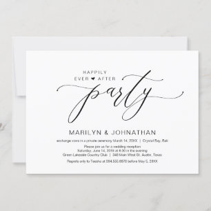 Gelukkig tot in de eeuwigheid elopement party, rom kaart