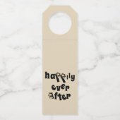 Gelukkig tot in de eeuwigheid fles hanger (Voorkant)