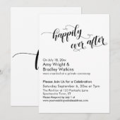 Gelukkig tot in de Eeuwigheid Huwelijksfeest na de Kaart (Voorkant / Achterkant)