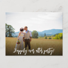 Gelukkig Tot In De Eeuwigheid Informele Trouwrecep Uitnodiging Briefkaart