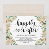 Gelukkig tot in de eeuwigheid, uit de echtelijke w kaart (Voorkant / Achterkant)