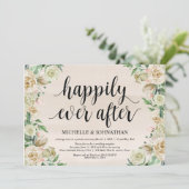 Gelukkig tot in de eeuwigheid, uitnodiging voor el (Staand voorkant)