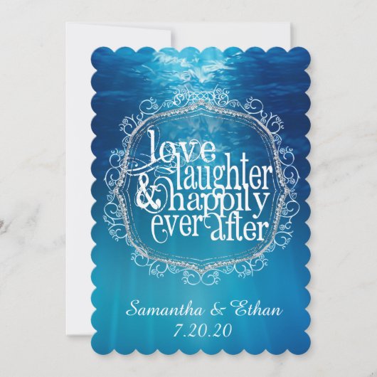 Gelukkig tot in Eeuwigheid Bewaar de Datum Save The Date (Voorkant)