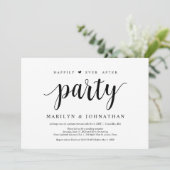 Gelukkig tot in eeuwigheid elopement-feest kaart (Staand voorkant)