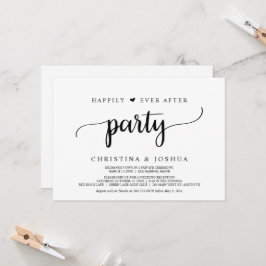 Gelukkig tot in Eeuwigheid Feest, Elopement, Rusti Kaart