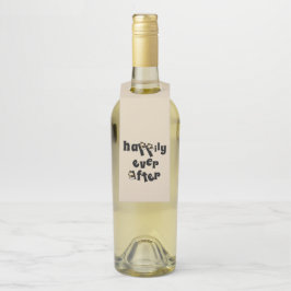 Gelukkig tot in eeuwigheid fles hanger
