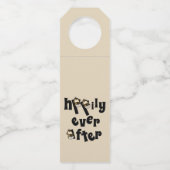 Gelukkig tot in eeuwigheid fles hanger (Achterkant)