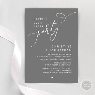 Gelukkig tot in Eeuwigheid Huwelijksfeest Eet Dans Kaart
