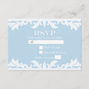 Gelukkig tot in Eeuwigheid Sprookjeshuwelijk RSVP Kaartje