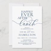 Gelukkig tot in lengte van dagen Lunch na het huwe Kaart (Voorkant)