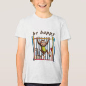 gelukkig Tri-Blend shirt (Voorkant)