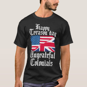 Gelukkig triomfdag onduldzame kolonialen t-shirt