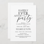 Gelukkig Trouwerdiner en -feest Kaart (Voorkant / Achterkant)