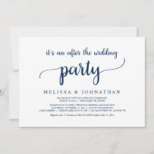 Gelukkig Trouwfeest Bruiloft Elopement Uitnodiging (Voorkant)