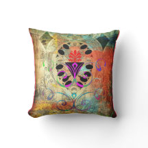 "GELUKKIG TUIN" 16 x 16 TOSS PILLOW