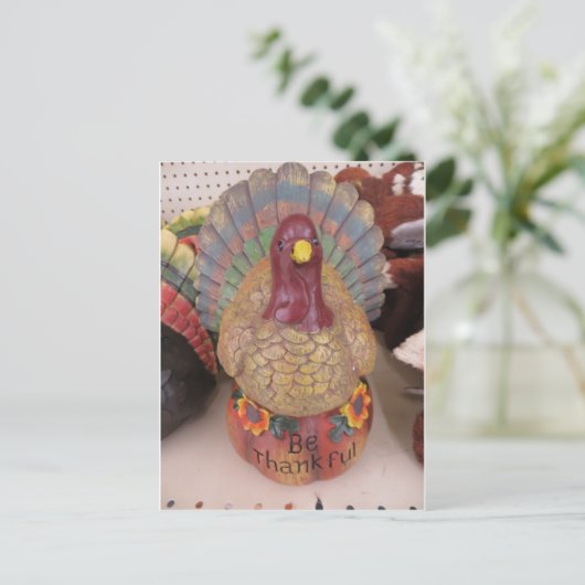 Gelukkig Turkije Briefkaart (Staand voorkant)