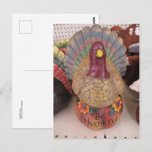 Gelukkig Turkije Briefkaart (Voorkant / Achterkant)