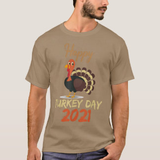 Gelukkig Turkije Dag 2021 Dag van de Thanksgiving  T-shirt