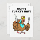 Gelukkig Turkije Dag! Briefkaart (Voorkant / Achterkant)