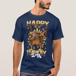 Gelukkig Turkije Dag Cute Turkey Thanksgiving day  T-shirt