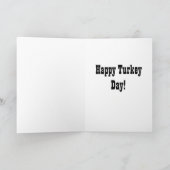 Gelukkig Turkije Dag! Feestdagen Kaart (Binnen)