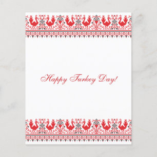 Gelukkig Turkije Dag! Flyer