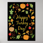 Gelukkig Turkije Dag! Poster (Voorkant)