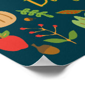 Gelukkig Turkije Dag! Poster (Hoek)