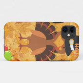 gelukkig turkije met dank Case-Mate iPhone case (Achterkant (horizontaal))