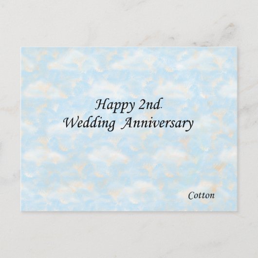 Gelukkig tweede. Jubileum Briefkaart (Voorkant)