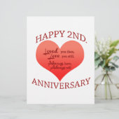 Gelukkig tweede. Verjaardag (Staand voorkant)