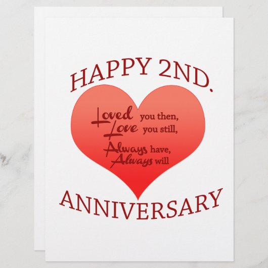 Gelukkig tweede. Verjaardag (Voorkant / Achterkant)