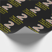 Gelukkig tweede verjaardag en vrolijk kerstfeest,  cadeaupapier (Hoek)